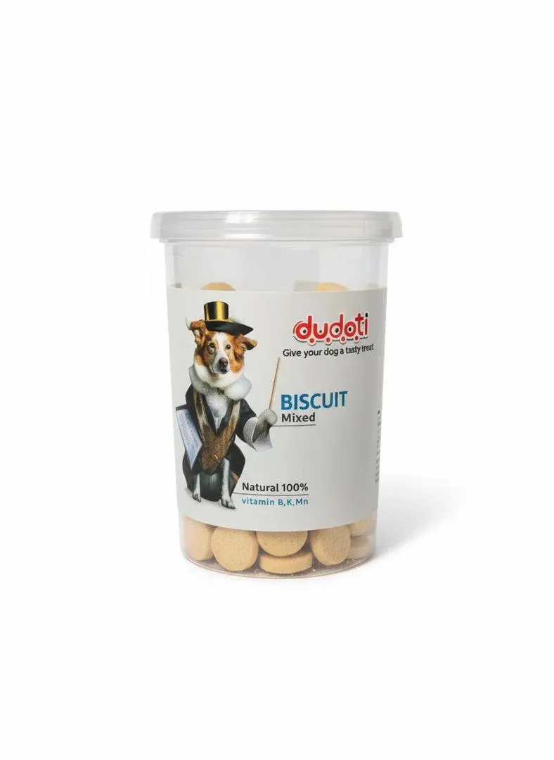 بیسکویت تشویقی سگ دودوتی (Dudoti) مدل مخلوط (Mixed) غنی شده با ویتامین